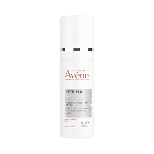 Avène Retrinal Intensive Multi-Corrective Cream, Retinal Face Cream Formulated with Retinaldehyde, Niacinamide & Hyaluronic Acid, Anti-aging Cream Visibly Reduces Wrinkles & Fine Lines, 1 Fl Oz