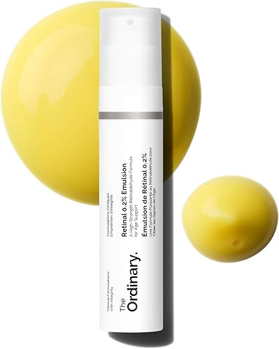 The Ordinary Retinal 0.2% Emulsion, High-Strength Retinoid Serum for Advanced Anti-Aging Support, 0.5 Fl Oz