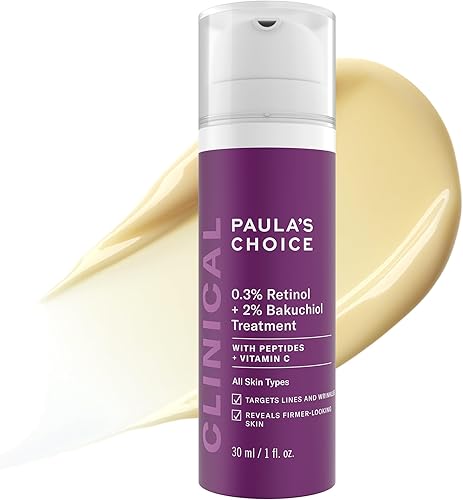 Paula's Choice CLINICAL 0.3% Retinol + 2% Bakuchiol Face Serum Treatme — Our recommended configuration for best results