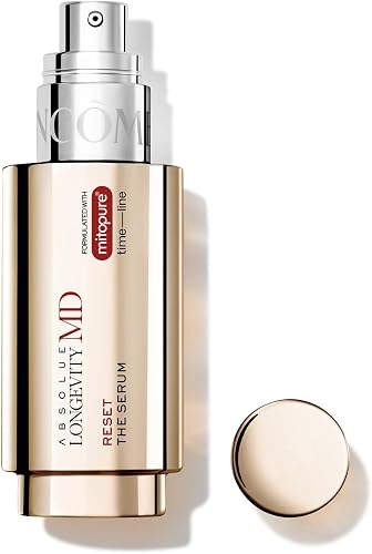 Lancôme Absolue Longevity MD Reset Serum, Anti-Aging Longevity Skincare for Mature Skin, Clinically Proven to Reduce Fine Lines & Wrinkles, Improves Texture and Firmness, With Mitopure & Niacinamide