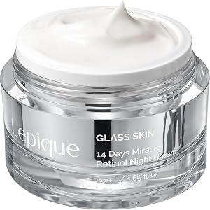 Lepique Retinol Night Cream 1.69oz - No.1 Korean Premium Overnight Repair Cream for Face a