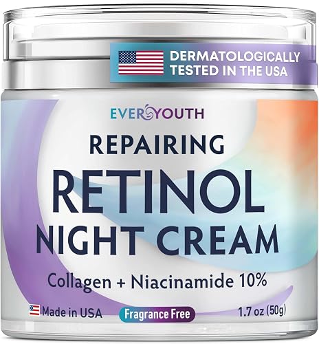 Night Cream Face Moisturizer for Women with Retinol, Collagen, Niacina — Side-by-side comparison of top picks in this category
