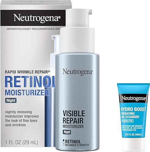 Neutrogena Rapid Wrinkle Repair Retinol Face Moisturizer Night Cream, — Our recommended configuration for best results